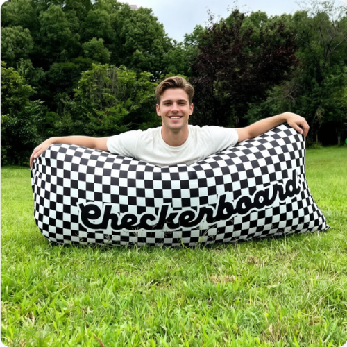 AirFactory Portable Air Lounger & Bluetooth Speaker Combo – The Ultimate Foldable Lazy Sofa for Camping, Festivals, and Backyard Parties | Lightweight, Durable Outdoor Furniture